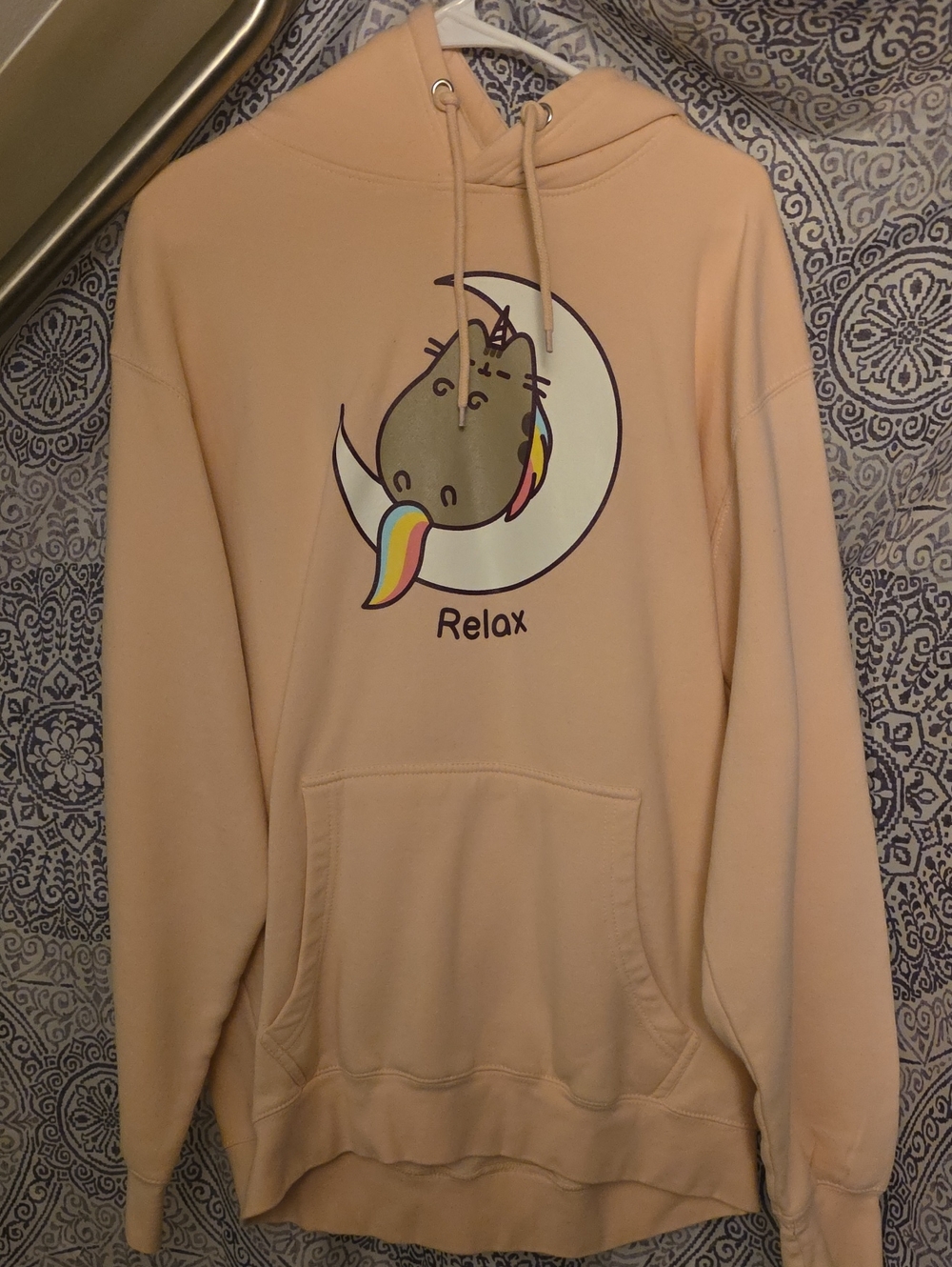 Pusheen Peachy Pink Cozy Pullover Hoodie